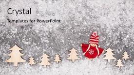  Presentation with new year card - Colorful slides enhanced with year symbol children playing theme backdrop and a light gray colored foreground