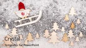  Presentation with noel - Cool new presentation design with year symbol children playing theme backdrop and a lemonade colored foreground