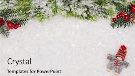  Presentation with noel - Presentation theme consisting of year symbol children playing theme background and a white colored foreground