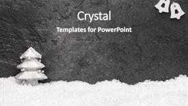  Presentation with christmas story - PPT theme with year symbol christmas story theme background and a dark gray colored foreground