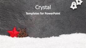  Presentation with christmas story - Slide deck with year symbol christmas story theme background and a gray colored foreground