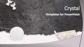  Presentation with christmas story - Slide deck enhanced with year symbol christmas story theme background and a  colored foreground