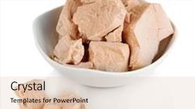  Presentation with yeast - Slides having yeast cubes in bowl isolated background and a lemonade colored foreground