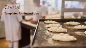  Presentation with yeast - PPT theme having yeast-plaits-lie background and a mint green colored foreground