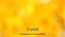  Presentation with red and gold leaves - Cool new slide deck with yellow abstract - blurred golden autumn leaves close backdrop and a light gray colored foreground