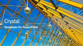  Presentation with ceiling designs abstract architecture white - Amazing theme having yellow abstract ceiling in office backdrop and a ocean colored foreground