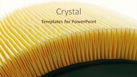  Presentation with air engine - PPT layouts having yellow-air-filter-for-car background and a cream colored foreground