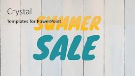  Presentation with yellow wood - Slide deck enhanced with yellow-and-blue-summer-sale background and a lemonade colored foreground