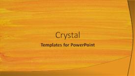  Presentation with abstract watercolor - Beautiful presentation design featuring yellow-and-orange-watercolor-abstract backdrop and a gold colored foreground