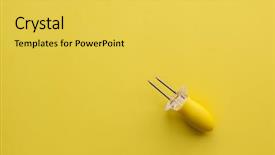  Presentation with yellow - Audience pleasing PPT theme consisting of yellow background with with simple backdrop and a yellow colored foreground