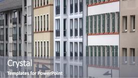  Presentation with apartment - Beautiful slides featuring yellow brick road - colorful apartment homes backdrop and a gray colored foreground