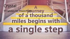  Presentation with yellow brick road - Audience pleasing PPT layouts consisting of yellow brick road - steps going up a stairwell backdrop and a coral colored foreground