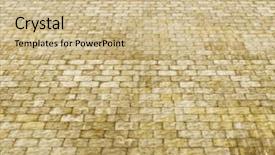  Presentation with yellow brick road - Theme with yellow brick road background and a soft green colored foreground