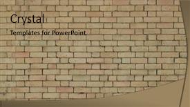  Presentation with yellow wood texture and - Cool new PPT layouts with yellow brick texture useful backdrop and a  colored foreground