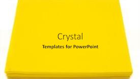  Presentation with cleaning - Slide set having yellow-cleaning-dustcloth-isolated background and a light gray colored foreground