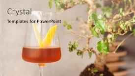  Presentation with lemon - Audience pleasing slides consisting of yellow-cocktail-with-lemon-zest backdrop and a lemonade colored foreground