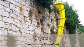  Presentation with construction - Colorful PPT theme enhanced with yellow-discharge-chute-for-construction backdrop and a mint green colored foreground