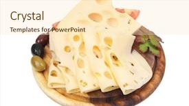  Presentation with yellow wood texture and - Colorful presentation theme enhanced with yellow edam cheese sliced backdrop and a lemonade colored foreground