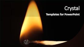  Presentation with fever - Presentation having yellow fever - burning match on black background background and a black colored foreground