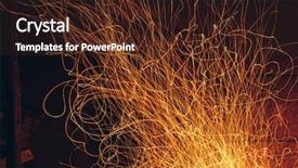  Presentation with christmas black - Beautiful slide set featuring yellow fire sparks is flying backdrop and a wine colored foreground