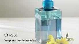  Presentation with yellow - PPT theme with yellow-flower-in-front background and a soft green colored foreground