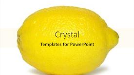  Presentation with lemons - Amazing slides having yellow-fresh-lemons-isolated backdrop and a yellow colored foreground