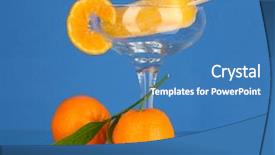  Presentation with ice blue - Amazing PPT layouts having yellow fruit juice ice backdrop and a teal colored foreground
