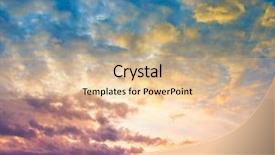  Presentation with beach - Audience pleasing PPT layouts consisting of yellow gradiant - background beach cloudscape backdrop and a lemonade colored foreground