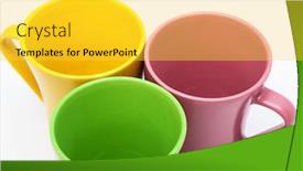  Presentation with green coffee - Audience pleasing PPT theme consisting of yellow-green-and-pink-coffee backdrop and a yellow colored foreground