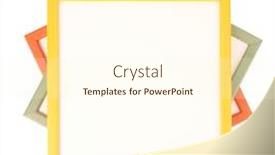  Presentation with orange green white - Audience pleasing slides consisting of yellow-green-orange-three-wooden backdrop and a cream colored foreground