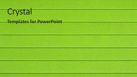  Presentation with yellow green - PPT theme with yellow green siding wall texture background and a shamrock green colored foreground