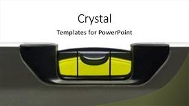  Presentation with measurement - PPT theme featuring yellow grey - instrument of measurement isolated background and a white colored foreground