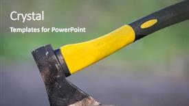  Presentation with yellow wood - Amazing slide set having yellow grip in wood backdrop and a gray colored foreground