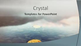  Presentation with autumn leaves - Presentation theme having yellow-leaves-flooded-in-autumn background and a light gray colored foreground