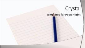  Presentation with yellow legal pad - Cool new theme with yellow legal pad - notebook and pencil backdrop and a pink colored foreground