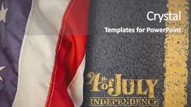  Presentation with road marking - Slide set with yellow marking on road background and a dark gray colored foreground