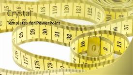  Presentation with measuring - Slide deck with yellow-measuring-tape-isolated background and a yellow colored foreground