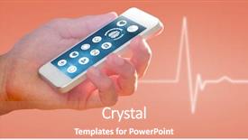  Presentation with yellow medical - Colorful slides enhanced with yellow medical background with ecg backdrop and a coral colored foreground