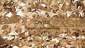  Presentation with metal recycling - Slides featuring yellow metal brass scrap materials background and a coral colored foreground