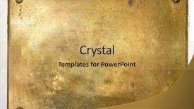  Presentation with square - Audience pleasing slide deck consisting of yellow metal plate framed background backdrop and a yellow colored foreground