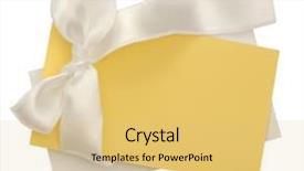  Presentation with note - Presentation theme having yellow note with the white background and a yellow colored foreground