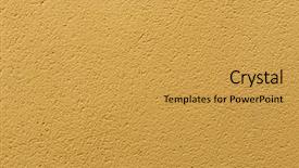  Presentation with paint white brick wall - Amazing PPT layouts having yellow ochre painted stucco wall backdrop and a yellow colored foreground
