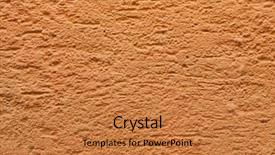  Presentation with wall - PPT layouts having yellow ochre painted stucco wall background and a coral colored foreground
