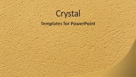  Presentation with paint white brick wall - Presentation design featuring yellow ochre painted stucco wall background and a yellow colored foreground