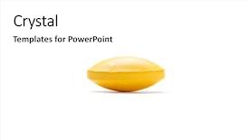  Presentation with yellow - Colorful slide deck enhanced with yellow pill isolated on white backdrop and a white colored foreground