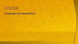  Presentation with plaster - PPT theme featuring yellow-plaster-wall-old-grunge background and a gray colored foreground