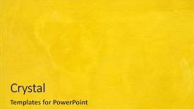  Presentation with texture - Audience pleasing theme consisting of yellow plastered wall texture grunge backdrop and a yellow colored foreground