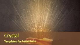  Presentation with yellow beige light brown travertine - Beautiful PPT layouts featuring yellow ray of light coming backdrop and a tawny brown colored foreground