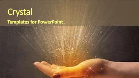  Presentation with yellow beige light brown travertine - Beautiful slides featuring yellow ray of light coming backdrop and a tawny brown colored foreground