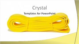  Presentation with resistance - Slide deck featuring yellow-resistance-band-rolled-up background and a  colored foreground